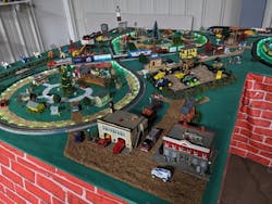 The U-shaped train garden in Ocean Pines allows visitors to get up close. The U-shaped train garden in Ocean Pines allows visitors to get up close.