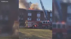12 families displaced after Wallingford apartment fire
