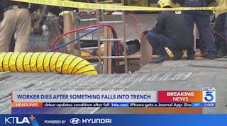 Man working in trench killed in Tustin
