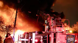 Buffalo firefighters battle a warehouse fire early Christmas Eve morning on the city's east side.