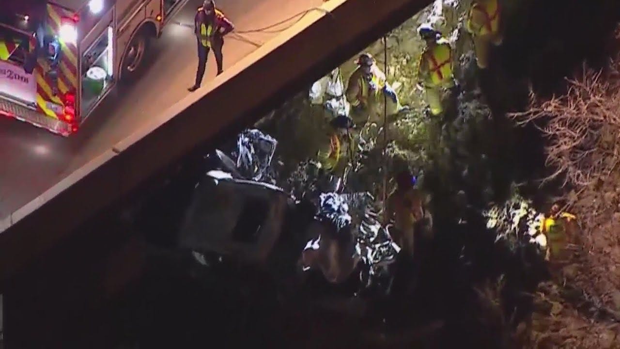 Crews rescue driver trapped for days after crash along I-94