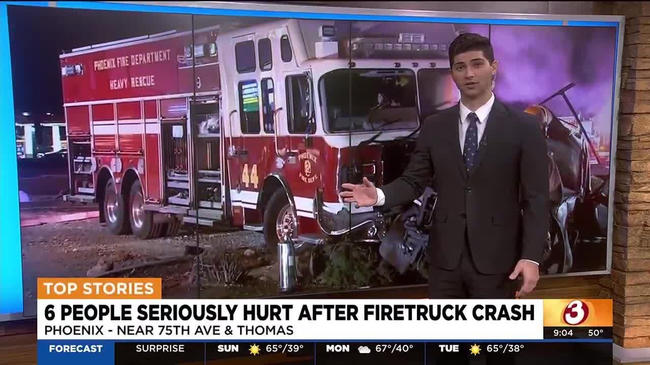 Five Phoenix FFs Hurt When Engine Hit by SUV | Firehouse