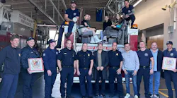 Jeremy Renner stopped by Truckee Meadows fire station to thank the crew that saved him.