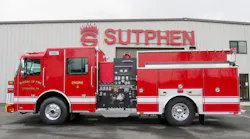 Sutphen built this pumper for Scranton Bureau of Fire.