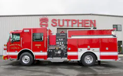 Sutphen built this pumper for Scranton Bureau of Fire.