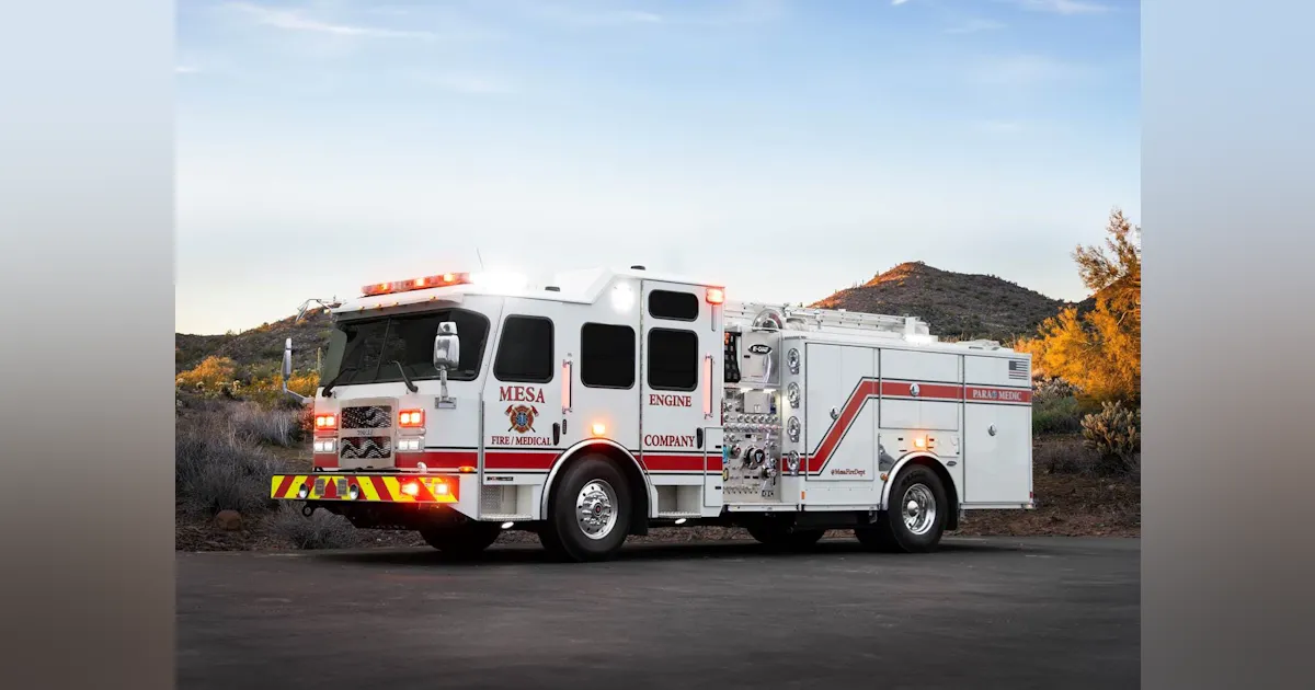 Fire Eone E-ONE Vector Becomes Arizona’s First All-Electric North American-Style ...