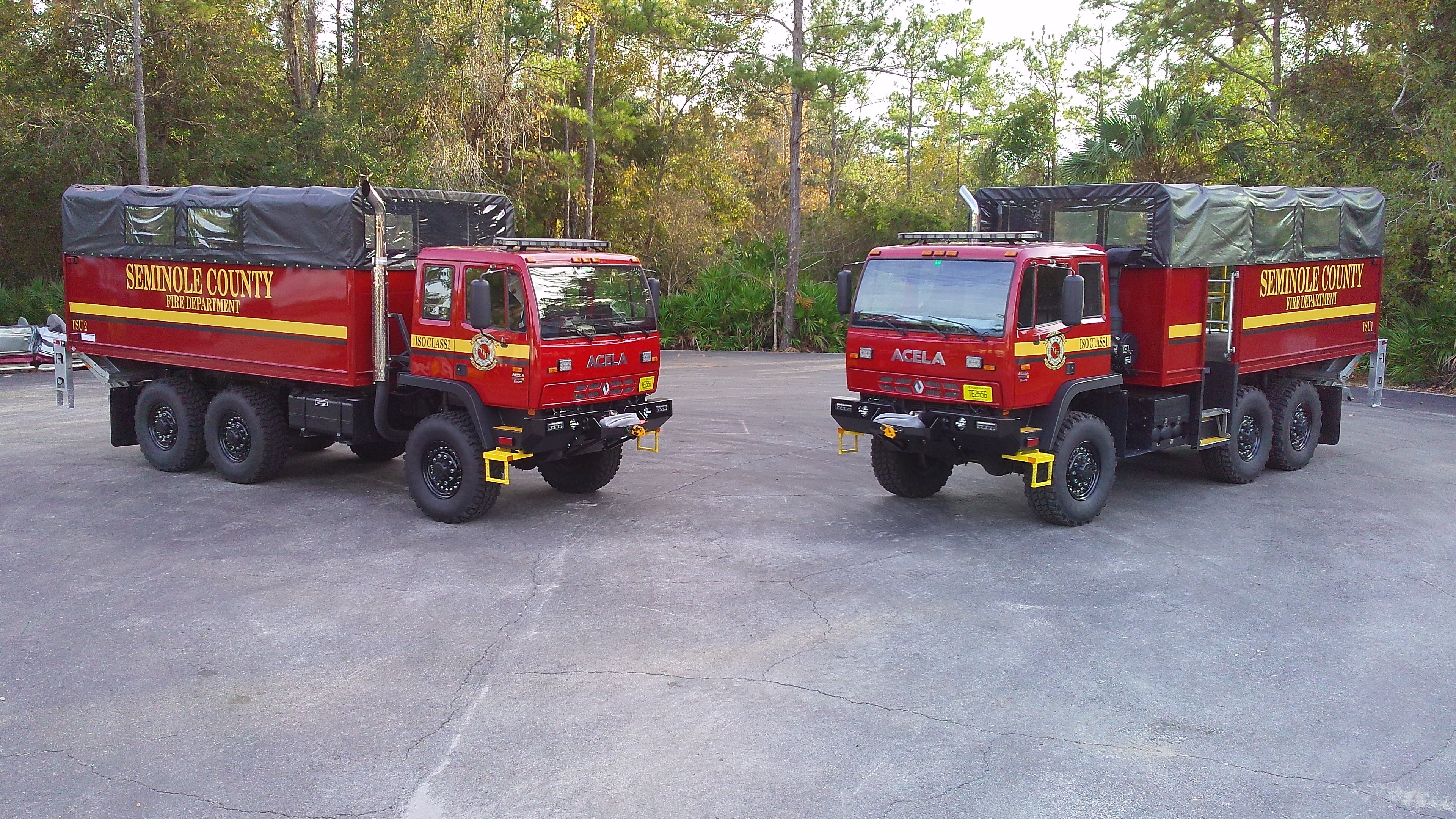 Seminole County Fire Department used American Rescue Plan Act funds to purchase two new high-water/flood and multi-use rescue vehicles.