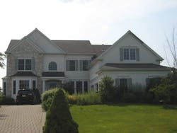 Looking from the front of this estate home (left), one would believe that this is a two-story-with-pitch-Type V residence. However, the rear of the house (right) shows the full entrance into the variable-grade area. Responding companies might decide to position on the side of the residence for an attack on a variable-grade fire in the lower compartment area. Looking from the front of this estate home (left), one would believe that this is a two-story-with-pitch-Type V residence. However, the rear of the house (right) shows the full entrance into the variable-grade area. Responding companies might decide to position on the side of the residence for an attack on a variable-grade fire in the lower compartment area.