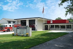 North Ridgeville, OH, Fire Station #2 overall exterior after