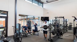 The 2023 Station Design Award Gold Career 1 station winner, Saginaw, TX, Central Fire Station has a new fitness center. The 2023 Station Design Award Gold Career 1 station winner, Saginaw, TX, Central Fire Station has a new fitness center.