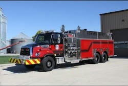 The Howard County, TX, Volunteer Fire Department worked with Toyne to build this tanker.