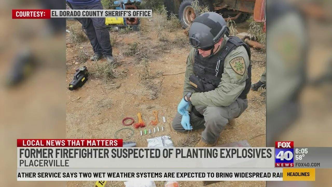 Former firefighter faces over 10 felony charges for planting explosives