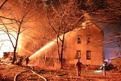Buffalo firefighters were dispatched to smoke in the area about 3:30 a.m. in the Humboldt Park neighborhood and found three structures burning. Buffalo firefighters were dispatched to smoke in the area about 3:30 a.m. in the Humboldt Park neighborhood and found three structures burning.
