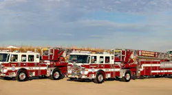 Prince George’s County Fire and Emergency Medical Services (EMS) Department has expanded its Pierce fleet with the addition of four custom Enforcer™ pumpers and an Ascendant® 107’ Heavy-Duty Tiller Aerial Ladder.