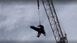 DC firefighters rescue injured worker from rooftop DC firefighters rescue injured worker from rooftop