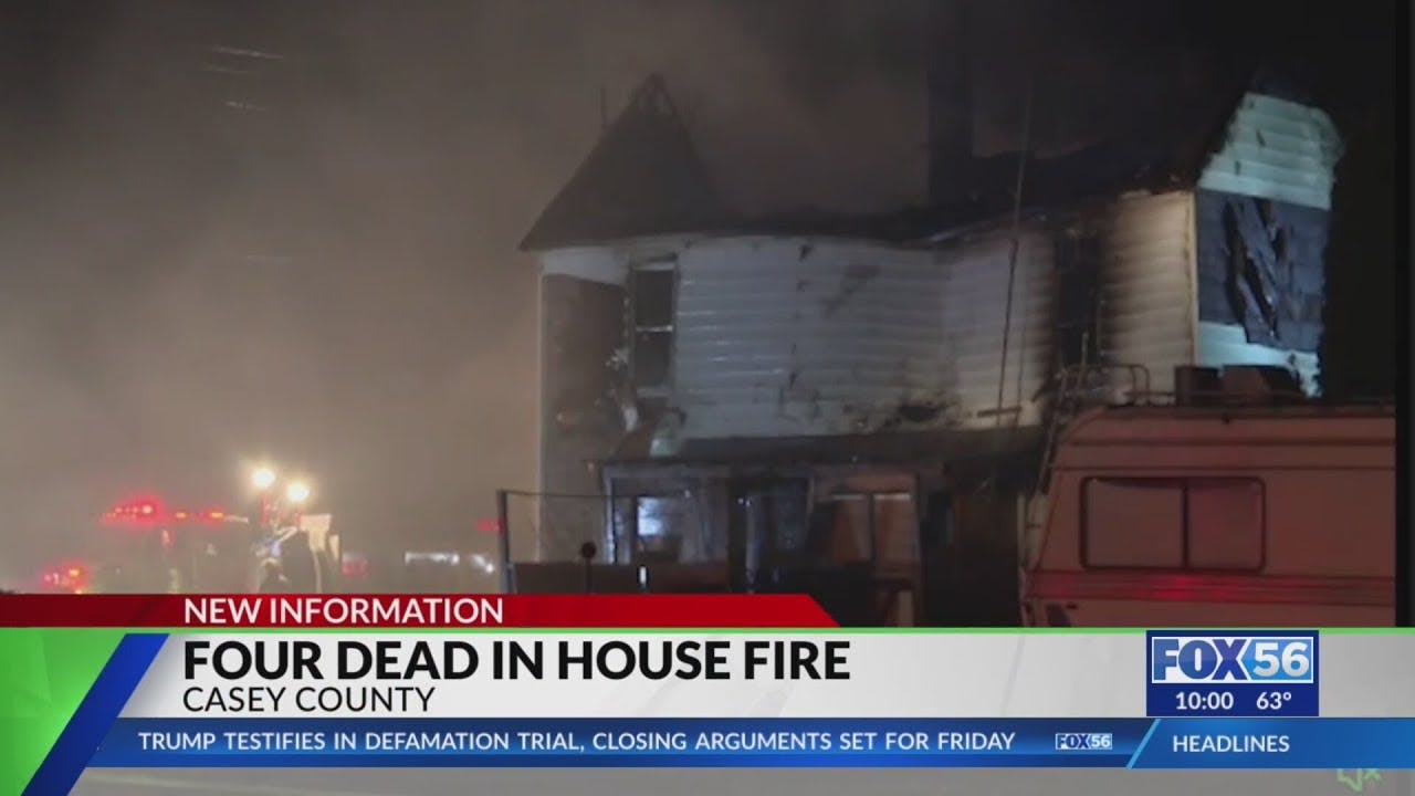 Casey County house fire kills 4