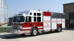 Toyne, Inc. built this pumper for the Massena Fire Department.
