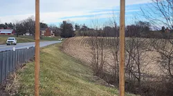 A section of MD. 26 has been dedicated to Libertytown Firefighter Michael R. Powers, who collapsed and died there.