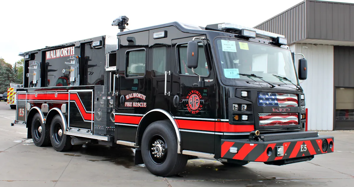 Heavy Rescue Engine Rosenbauer Builds Pumper Tanker for Walworth WI Pumper/Tanker | Firehouse