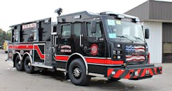 Rosenbauer built this tandem-axle pumper/tanker for Walworth Fire and Rescue.