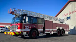 Chicago will take delivery of this 100-foot aerial ladder from E-ONE.