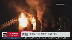 3 people injured after escaping apartment fire on Chicago's North Side