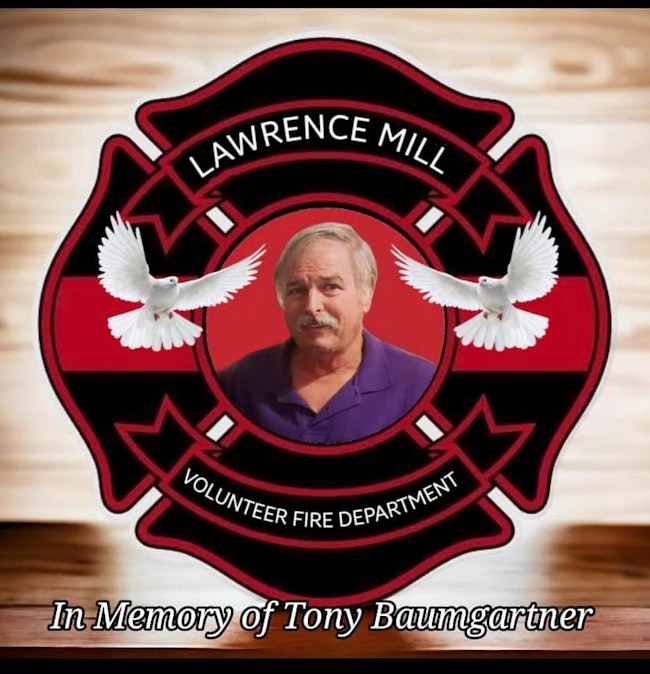 Firefighter Tony Baumgartner was killed in an engine crash.