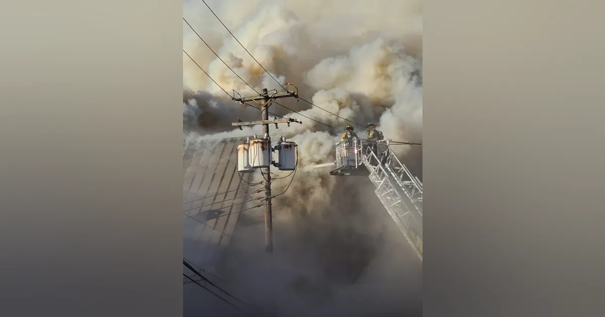 Frederick, MD, Firefighters Battle Three-Alarm Fire | Firehouse