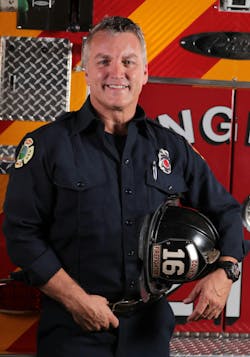 Chief Dave Robertson has served 25 years in the fire service at five different departments, working as a firefighter, fire/paramedic, captain and chief of training.