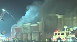 Crews respond to fire at strip mall in Lancaster County