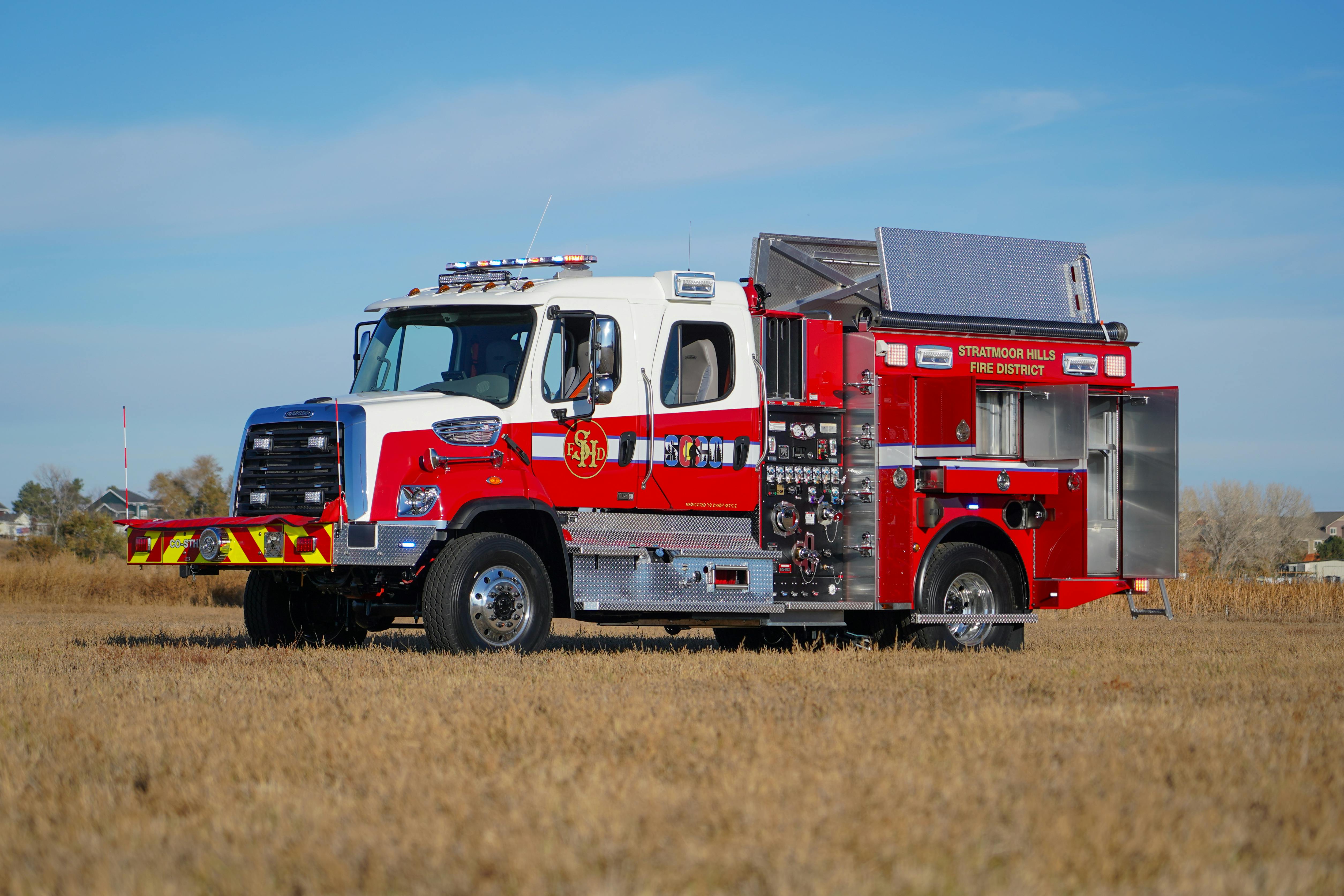 SVI built this Urban Interface Pumper for the Stratmoor Hills Fire District in Colorado Springs, CO.
