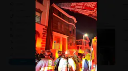 A fire Friday night displaced seven residents in Boston's Roxbury neighborhood.