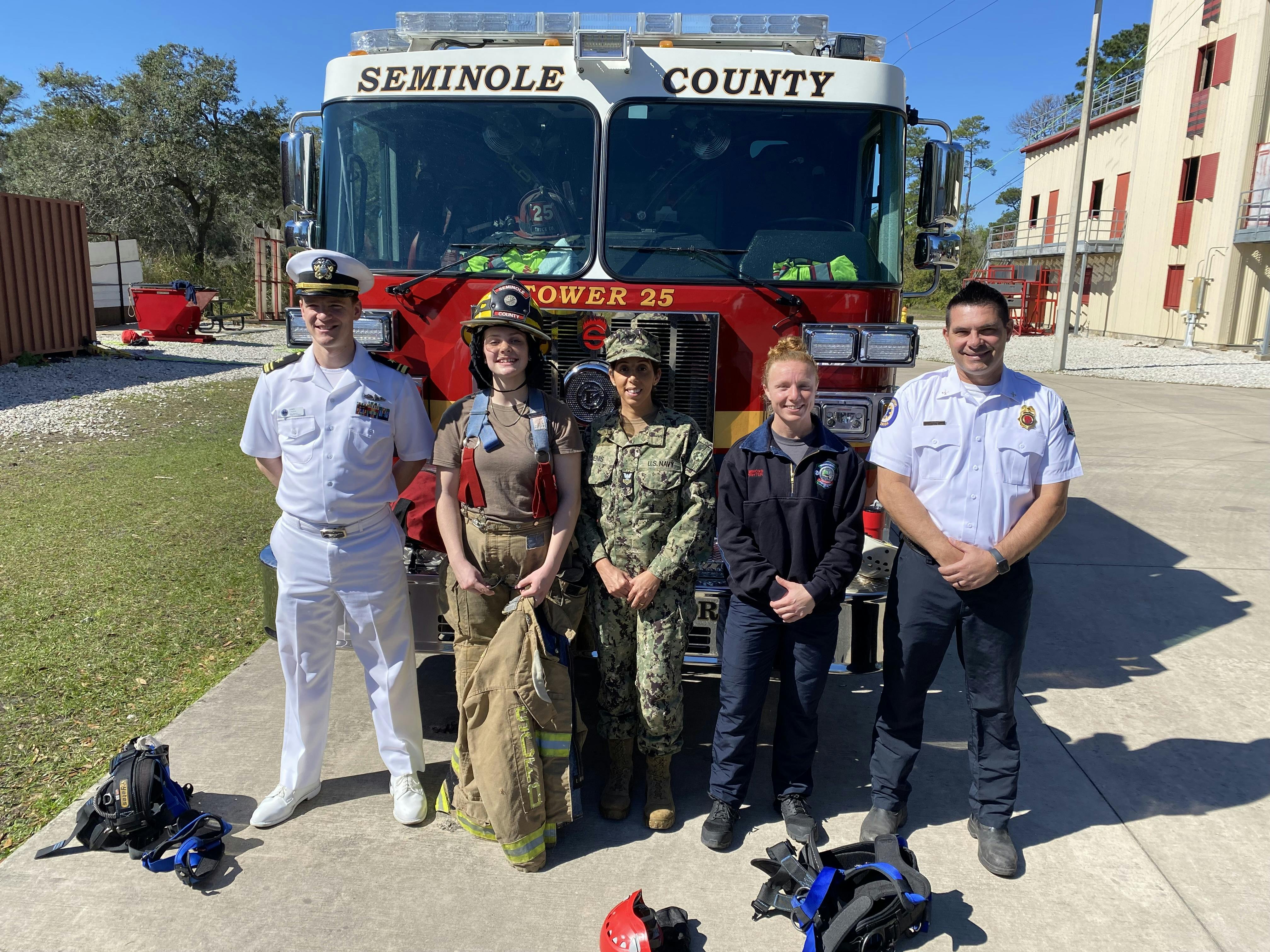 The United States Navy recently collaborated with the Seminole County Fire Department and the Seminole County Sheriff&rsquo;s Office for a joint training exercise..