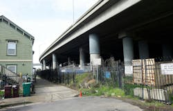 A storage site under the 580 Freeway failed a state fire inspection. A storage site under the 580 Freeway failed a state fire inspection.