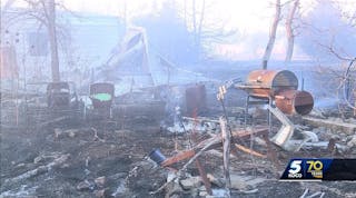Homes burned, firefighters taken to hospital after flames roar in Payne County