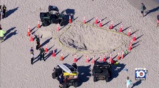 Young girl dies after being buried in sand hole at Lauderdale-by-the-Sea Beach