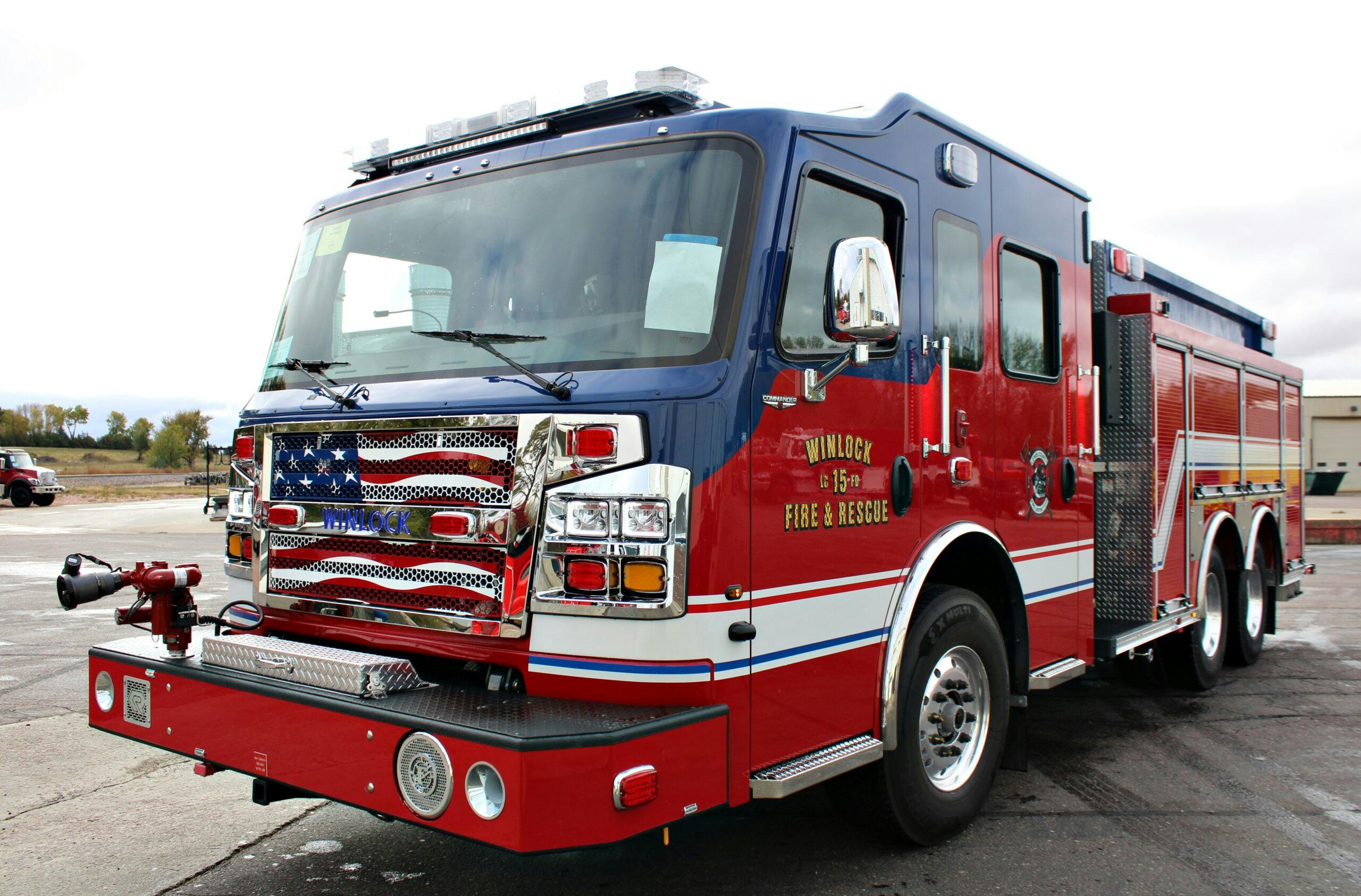 The Lewis County Fire Protection District #15/Winlock Fire Department worked with Rosenbauer to built this tanker.