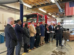 Portland and Gresham fire and city officials met to discuss changes in AMR ambulance staffing. Portland and Gresham fire and city officials met to discuss changes in AMR ambulance staffing.