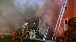 Syracuse firefighters battled a house fire Thursday night.