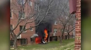 1 resident critically injured, 23 displaced by NW DC apartment fire | NBC4 Washington