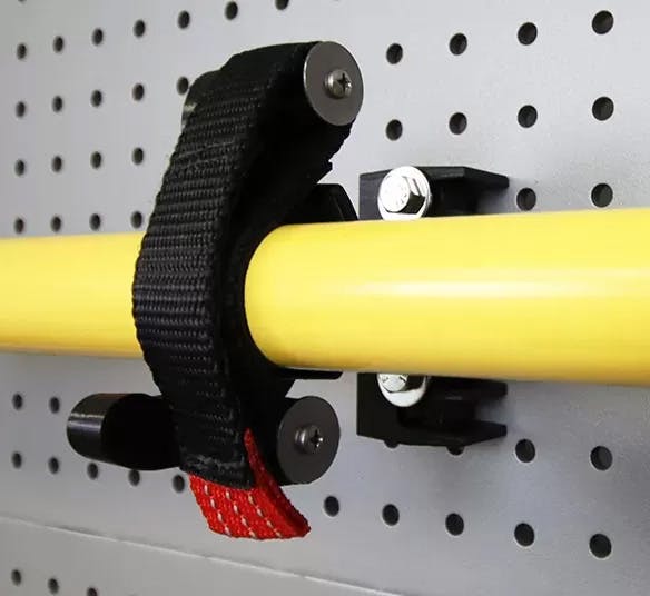 The new SURE-GRIP Tool and Equipment Mounts (model SG-VM-275 and model SG-VM-275-Y - with a yellow strap) are designed with a 2.75&Prime; stand off from the mounting surface and have a .75&rdquo; to 2&rdquo; grip range.