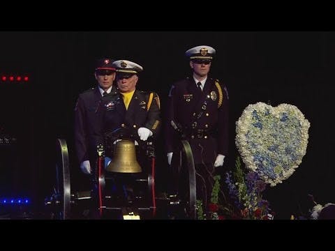 Burnsville memorial service: Bell rung for fallen heroes