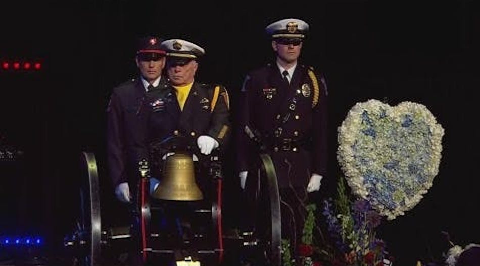 Burnsville memorial service: Bell rung for fallen heroes