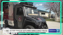 Dunedin Fire Rescue becomes the first department in the Tampa Bay area to get a new miniature ambula