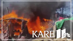 2 injured in south Minneapolis encampment fire