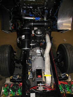 This department recognized a need for splatter shields (arrow) around the universal joints on their apparatus. An objective was written to direct the specification writer to add splatter shields around the universal joints. This department recognized a need for splatter shields (arrow) around the universal joints on their apparatus. An objective was written to direct the specification writer to add splatter shields around the universal joints.