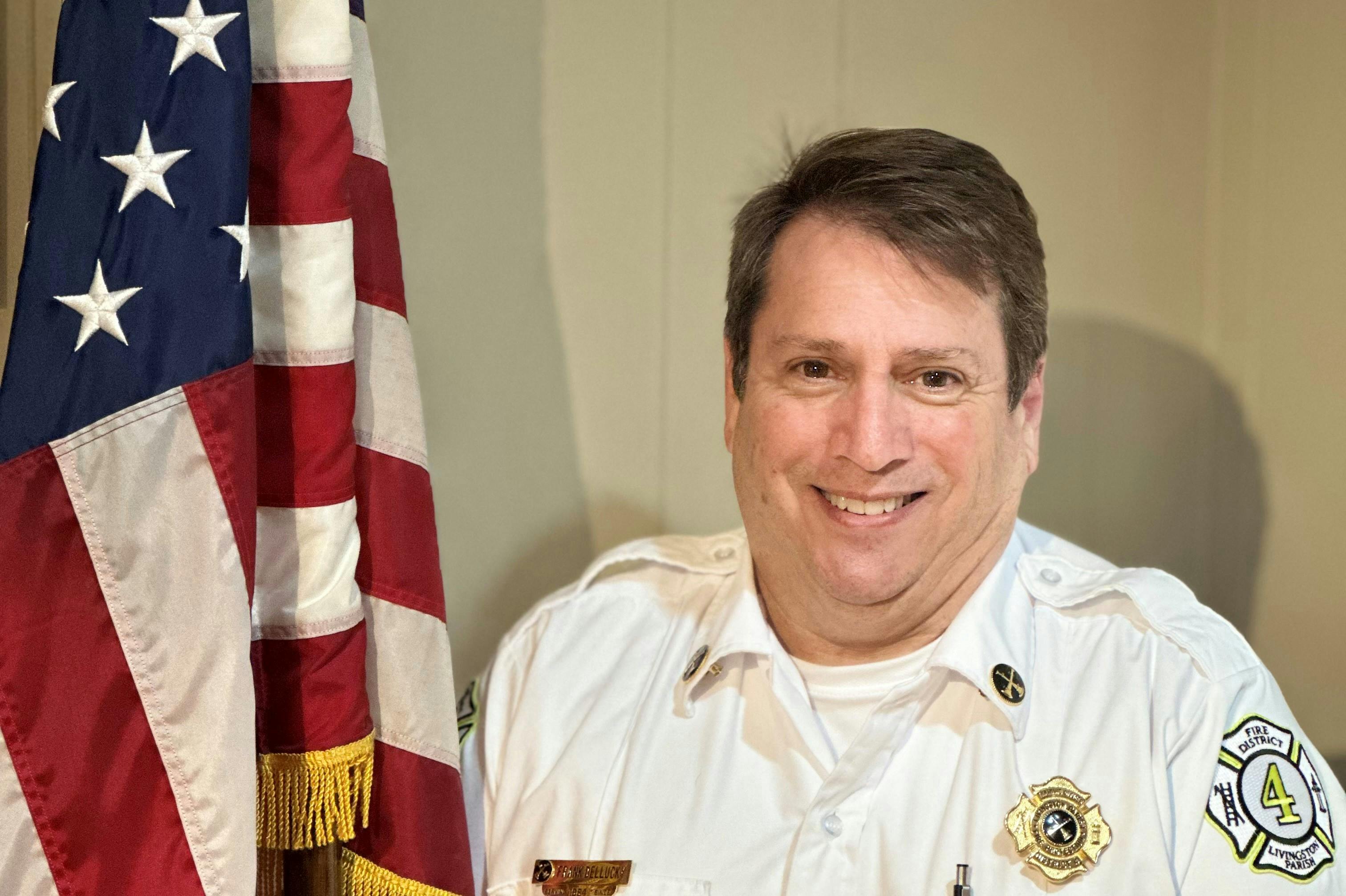 Frank Dellucky has been in the fire service for 40 years and currently serves as a training/safety officer with Livingston Parish Fire Protection District #4 in Walker, LA.