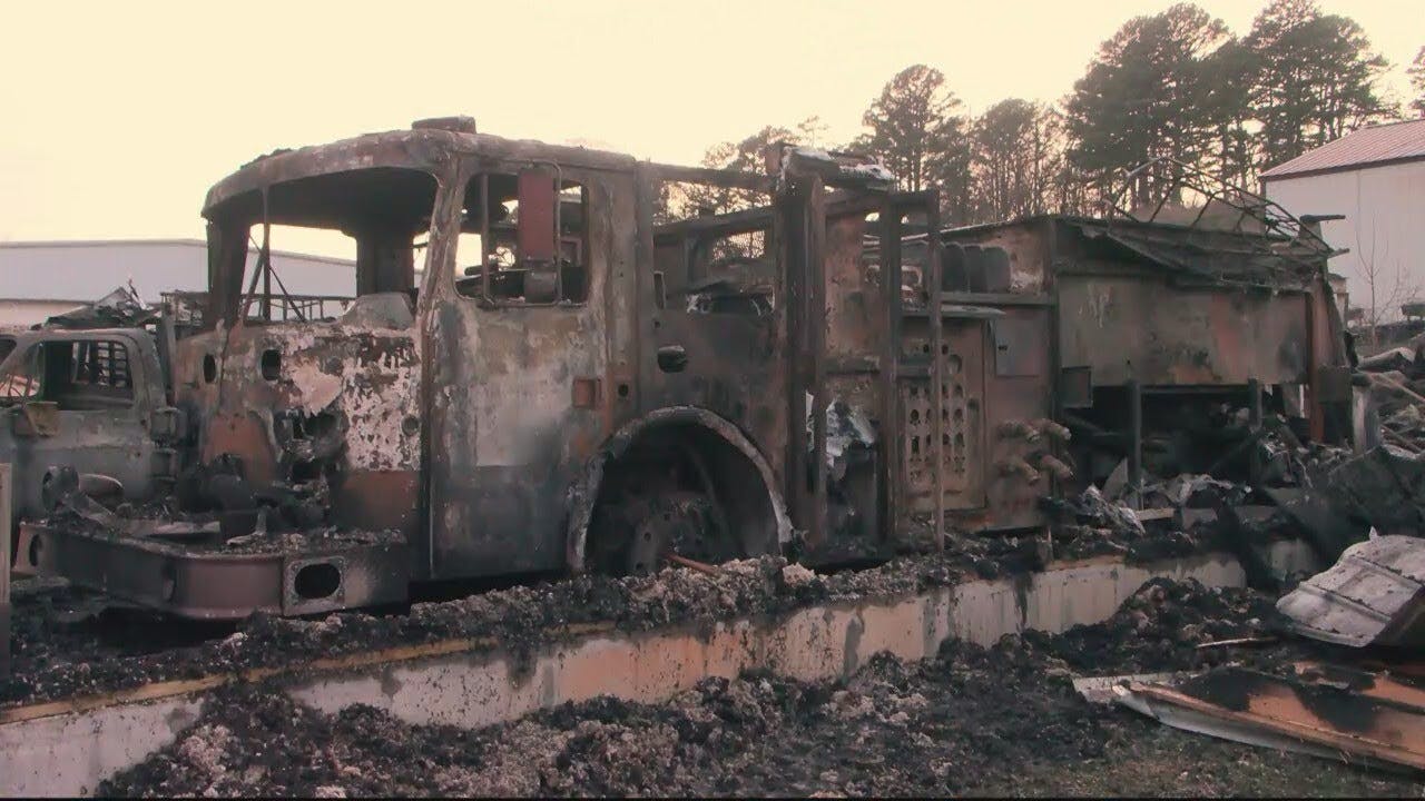Eminence, MO, Fire Station, Apparatus Destroyed by Blaze Firehouse