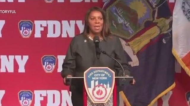 Pro-Trump FDNY members boo NY Attorney General Letitia James, commissioner apologizes