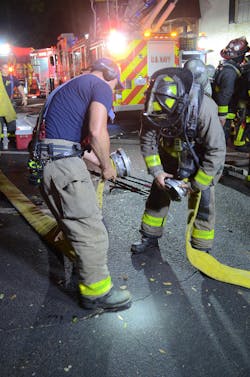 LDH frequently requires two firefighters to break or connect based on the storm couplings. Its size can make it complicated&mdash;for example, the kinks that it can create.